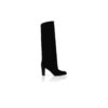 GARDA Black Velvet Knee High Boots