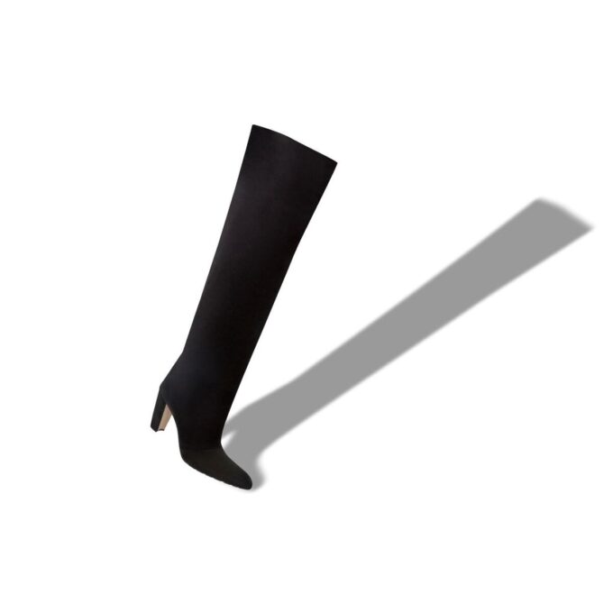 GARDAHI Black Suede Knee High Boots