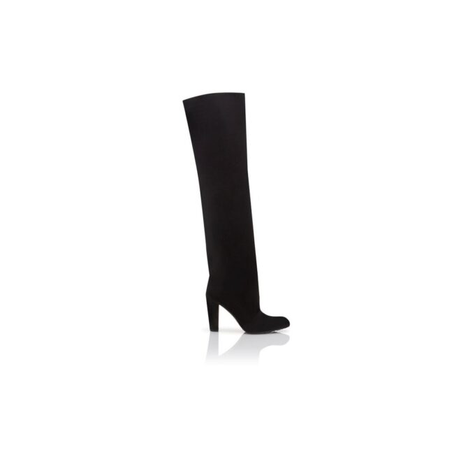 GARDAHI Black Suede Knee High Boots