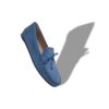 GARGANO Blue Nubuck Leather Driving Shoes