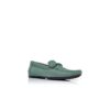GARGANO Dark Green Calf Leather Slippers
