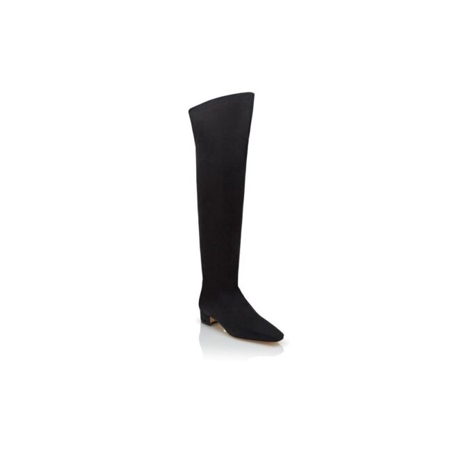 GORE Black Suede Knee High Boots