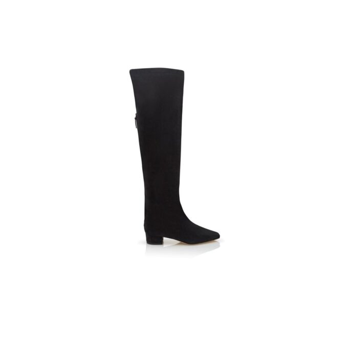 GORE Black Suede Knee High Boots