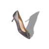 HANGISI 50 Grey Satin Jewel Buckle Pumps