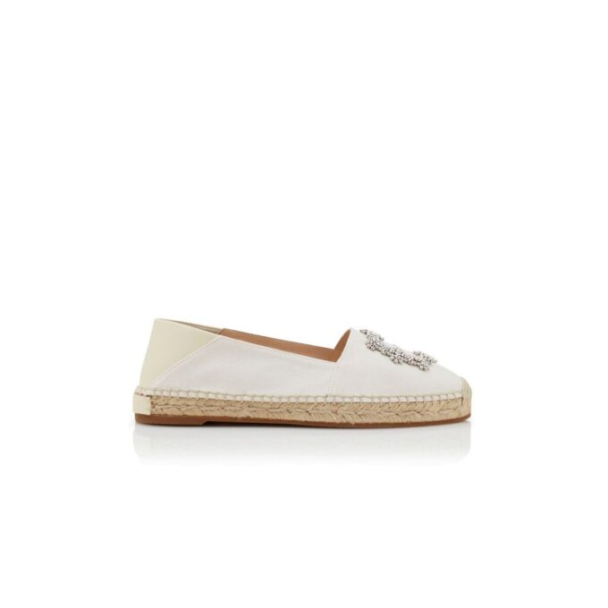HANGRILLA Light Cream Cotton Espadrilles