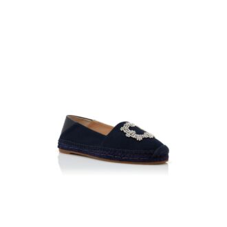 HANGRILLA Navy Blue Cotton Espadrilles