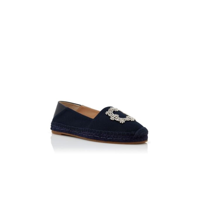 HANGRILLA Navy Blue Cotton Espadrilles