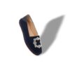 HANGRILLA Navy Blue Cotton Espadrilles