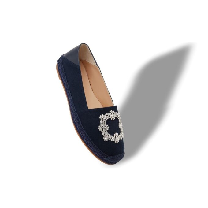 HANGRILLA Navy Blue Cotton Espadrilles