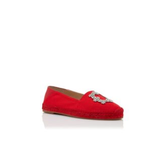 HANGRILLA Red Cotton Espadrilles