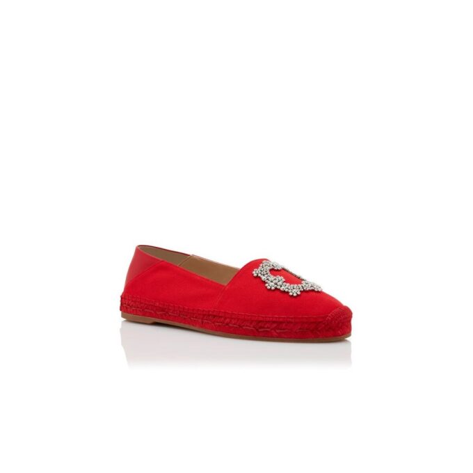 HANGRILLA Red Cotton Espadrilles