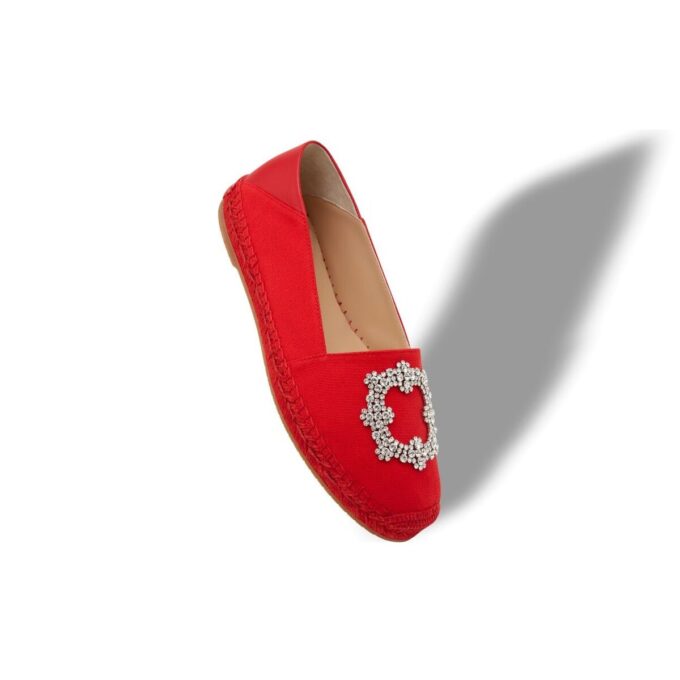 HANGRILLA Red Cotton Espadrilles