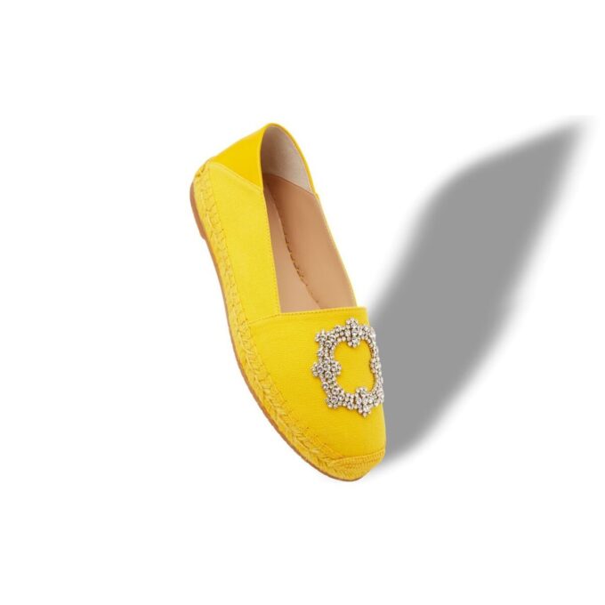 HANGRILLA Yellow Cotton Espadrilles