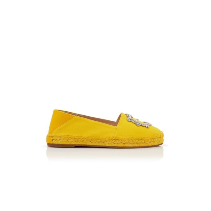 HANGRILLA Yellow Cotton Espadrilles