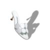 HARIBALMU White Nappa Leather Mules