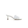 HARIBALMU White Nappa Leather Mules