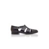 HICKORY Black Calf Leather Sandals
