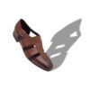 HICKORY Dark Brown Calf Leather Sandals