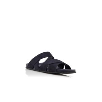 INEZMU Navy Blue Suede Sandals