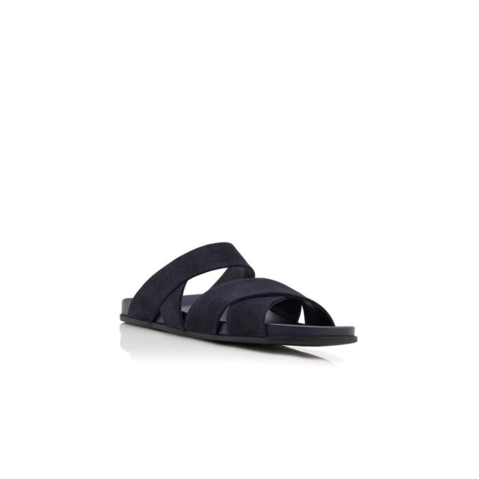 INEZMU Navy Blue Suede Sandals