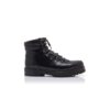 JANKA Black Calf Leather Ankle Boots