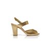 KHIKO Gold Nappa Leather Slingback Sandals