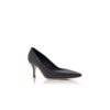 KIETTA Black Nappa Leather Pointed Toe Pumps