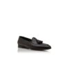LENNOX Black Calf Leather Loafers