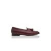 LENNOX Burgundy Calf Leather Loafers