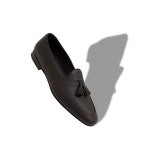 LENNOX Dark Brown Calf Leather Loafers