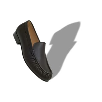 LEONDA Dark Brown Calf Leather Loafers