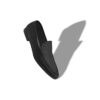 LEONDO Black Calf Leather Loafers
