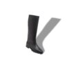 LUCHINO Black Calf Leather Knee High Boots