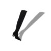 LUPASCA Black Suede Thigh High Boots