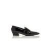 MANBISA Black Patent Leather Loafers