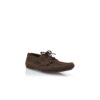 MARINO Dark Brown Suede Boat Shoes