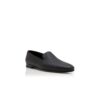 MARIO Black Calf Leather Loafers