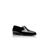 MARIO Black Patent Leather Loafers