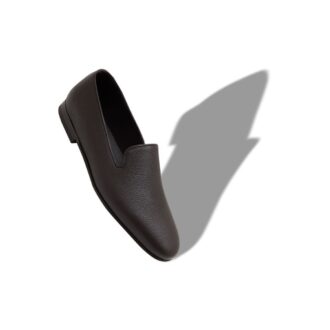 MARIO Dark Brown Calf Leather Loafers