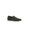 MARIO Green Suede Loafers