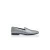 MARIO Silver Calf Hair Loafers