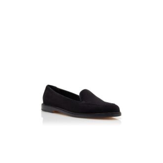 MAXY Black Calf Suede Loafers