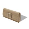 MAYGOT Light Beige Calf Leather Buckle Clutch