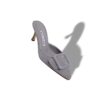 MAYSALE 70 Grey Suede Buckle Detail Mules