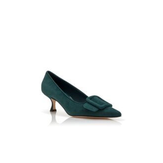 maysalepump dark green suede buckle detail pumps 1 330x330 - MAYSALEPUMP Dark Green Suede Buckle Detail Pumps