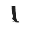 MIRALONEPLA Black Suede Knee High Boots