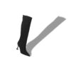 MIRALONEPLA Black Suede Knee High Boots