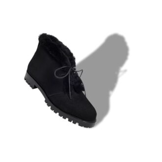 MIRCUS Black Suede Ankle Boots