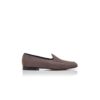 MODENA Grey Suede Loafers