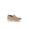 MONACO Beige Suede Boat Shoes